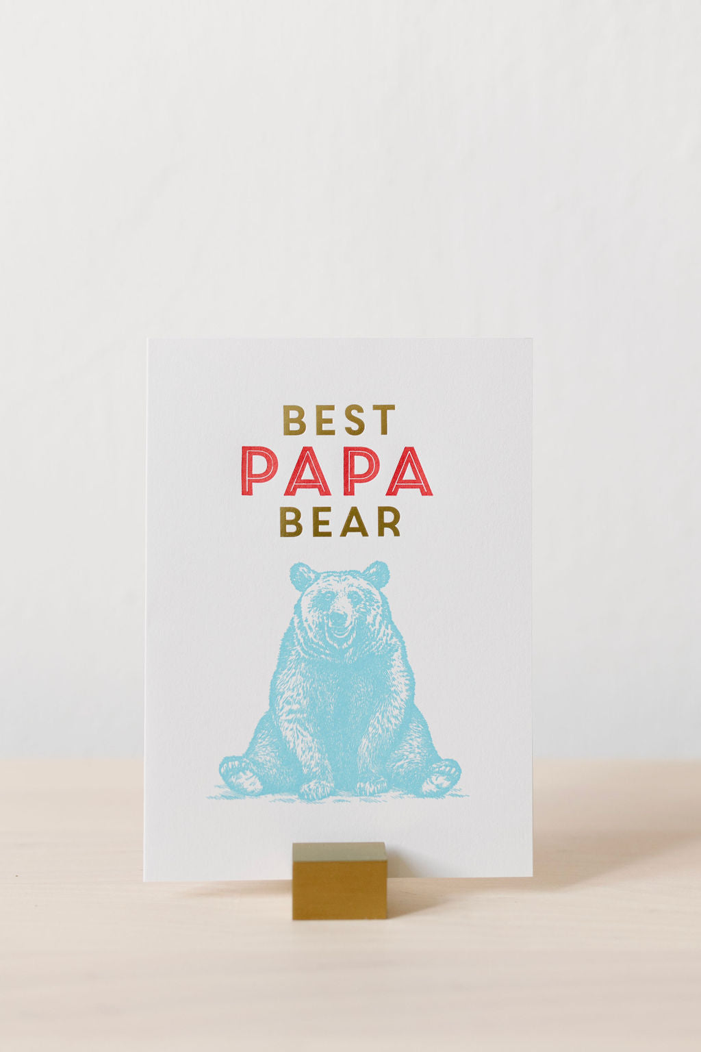 Card Papa bear